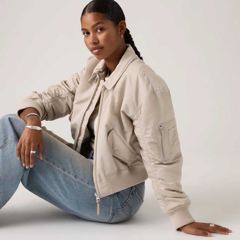 Levi's Bowie Cropped Bomber Jacket image number 2